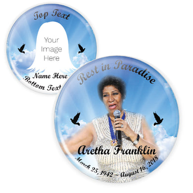 photo buttons | personalized | fast delivery