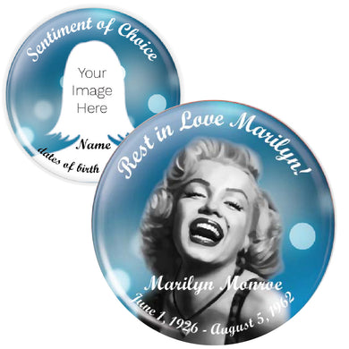 funeral buttons | custom for your person